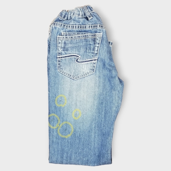 Silver Zane-1035 Jeans, Big Kid Size 8 - Picture 5 of 7